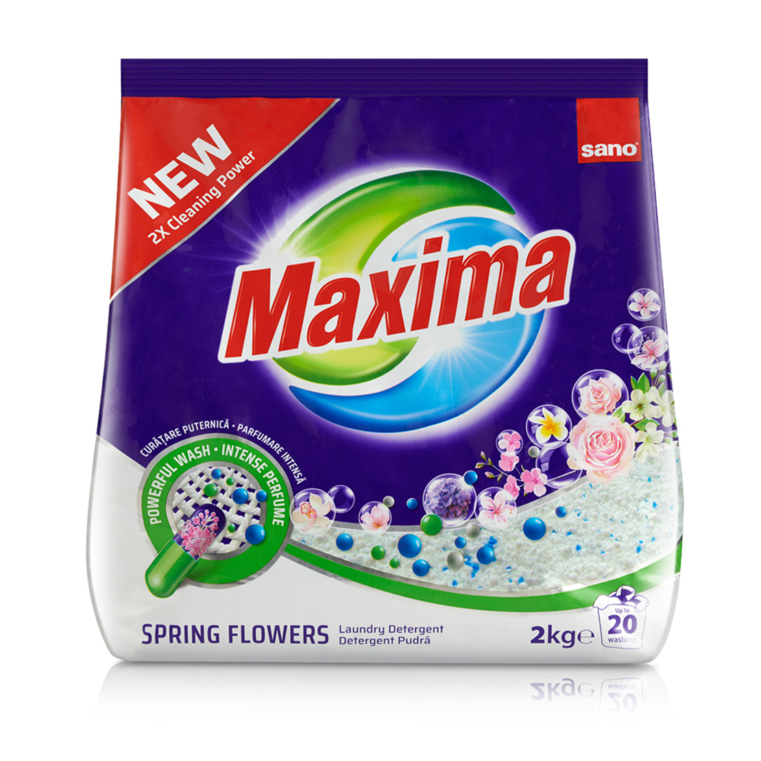 Sano Maxima Spring Flowers Powder Detergent