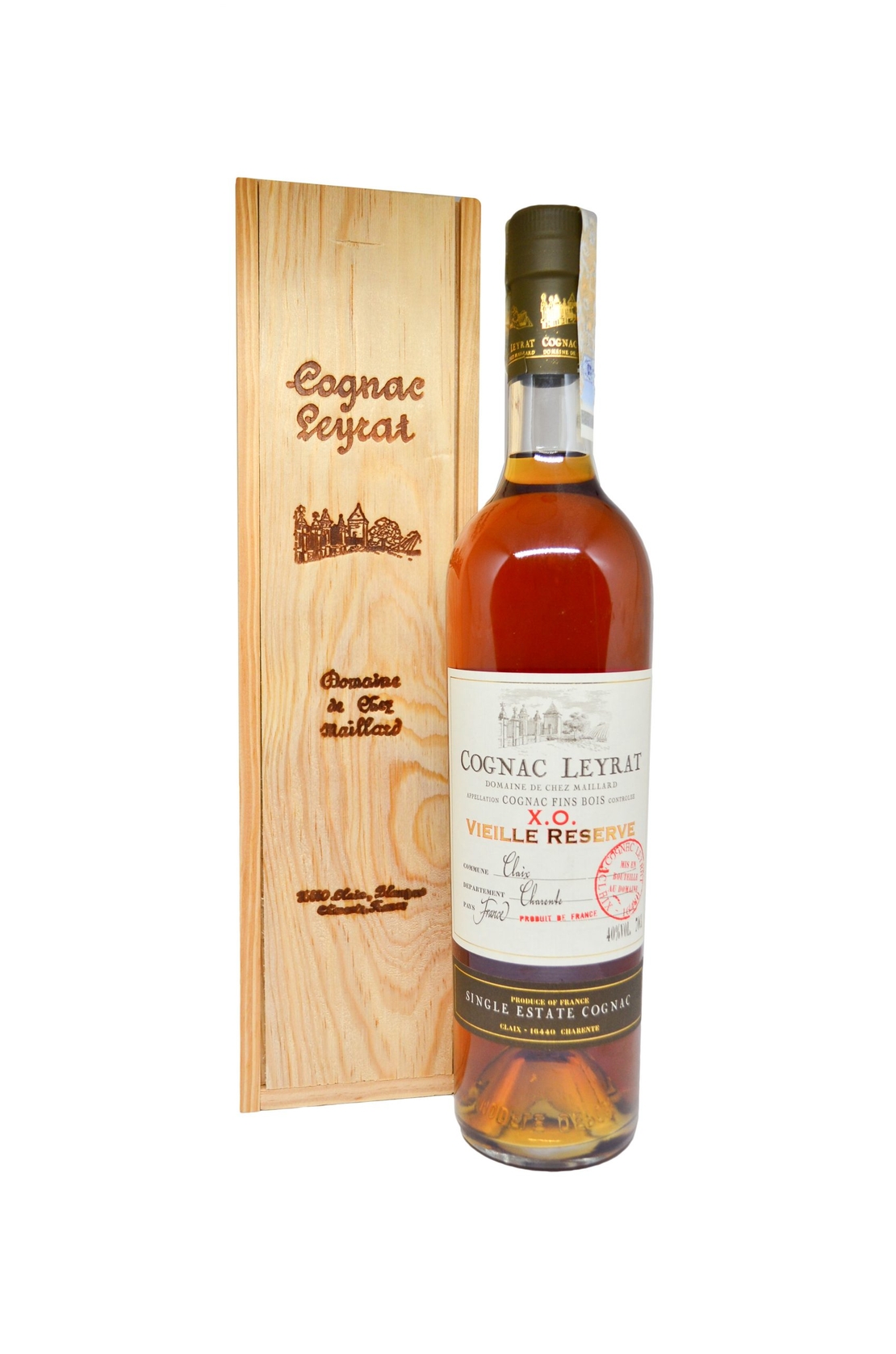 COGNAC LEYRAT XO <br> VIEILLE RESERVE