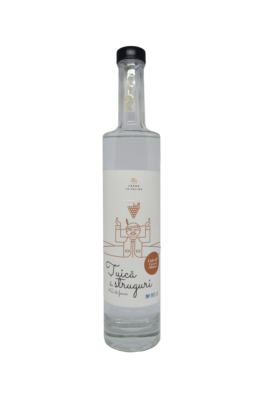 ŢUICĂ DE STRUGURI MUSCAT OTTONEL CRAMA LA SALINA 0.5 L