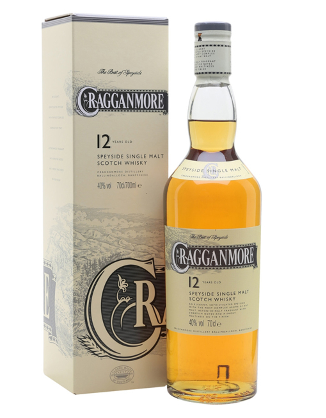 CRAGGANMORE 12Y O.7L