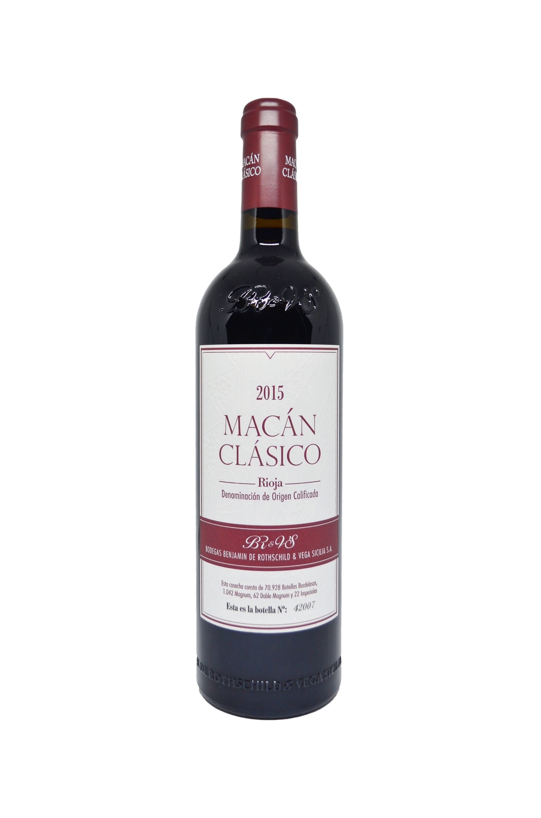 VEGA SICILIA MACAN CLASICO 2018