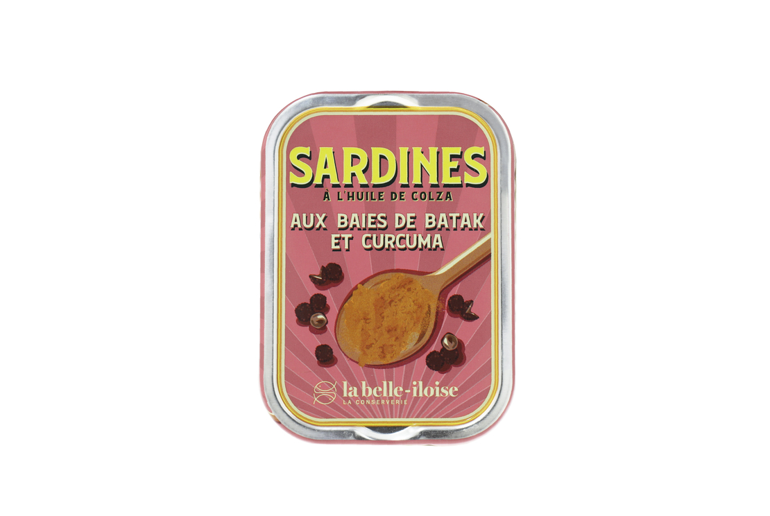 Sardine cu fructe de Batak și turmeric
