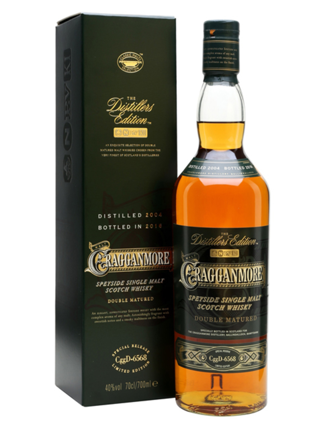CRAGGANMORE DISTILLERS EDITION 0,7L