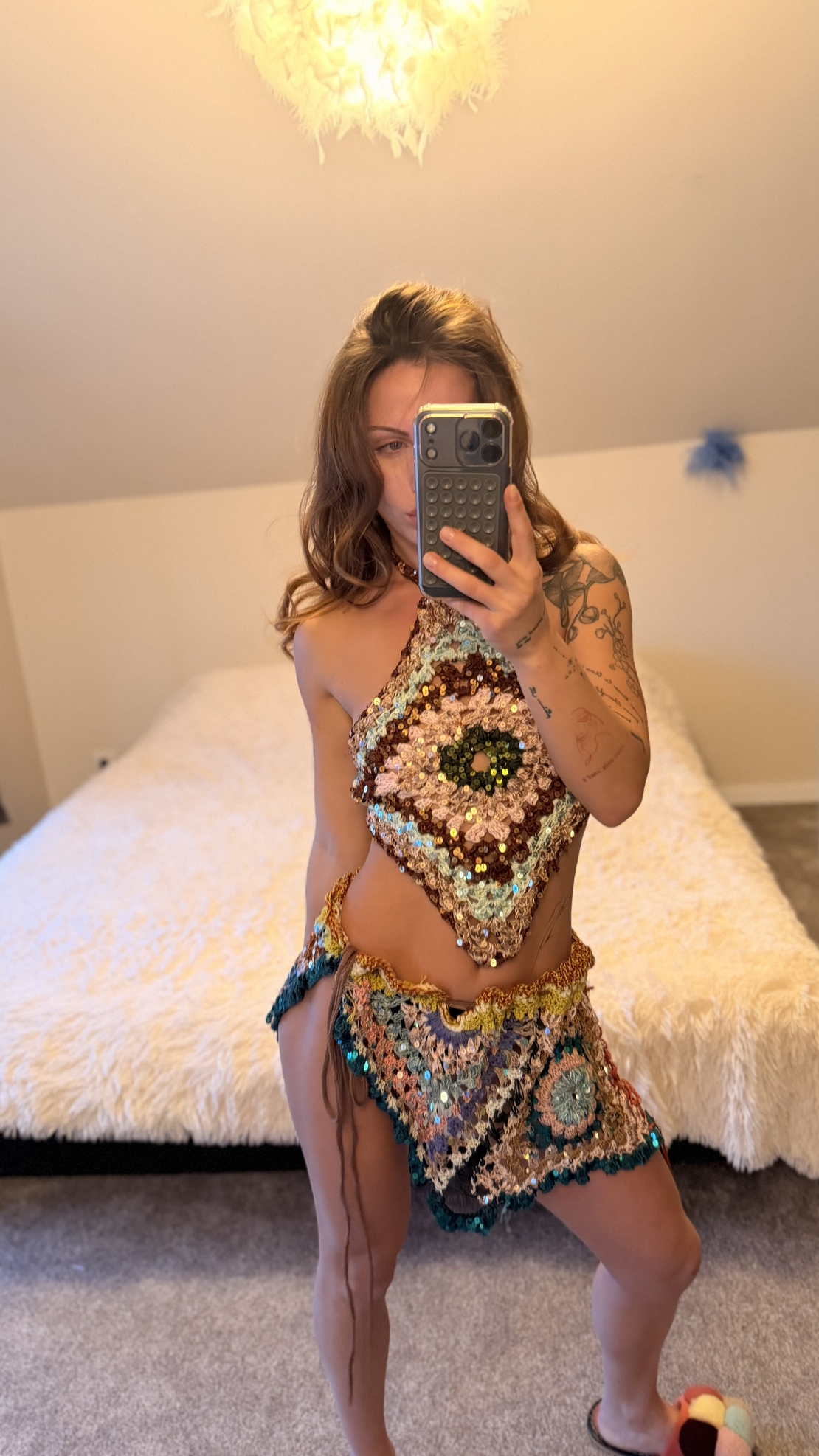 Shimmer Mosaic Skirt