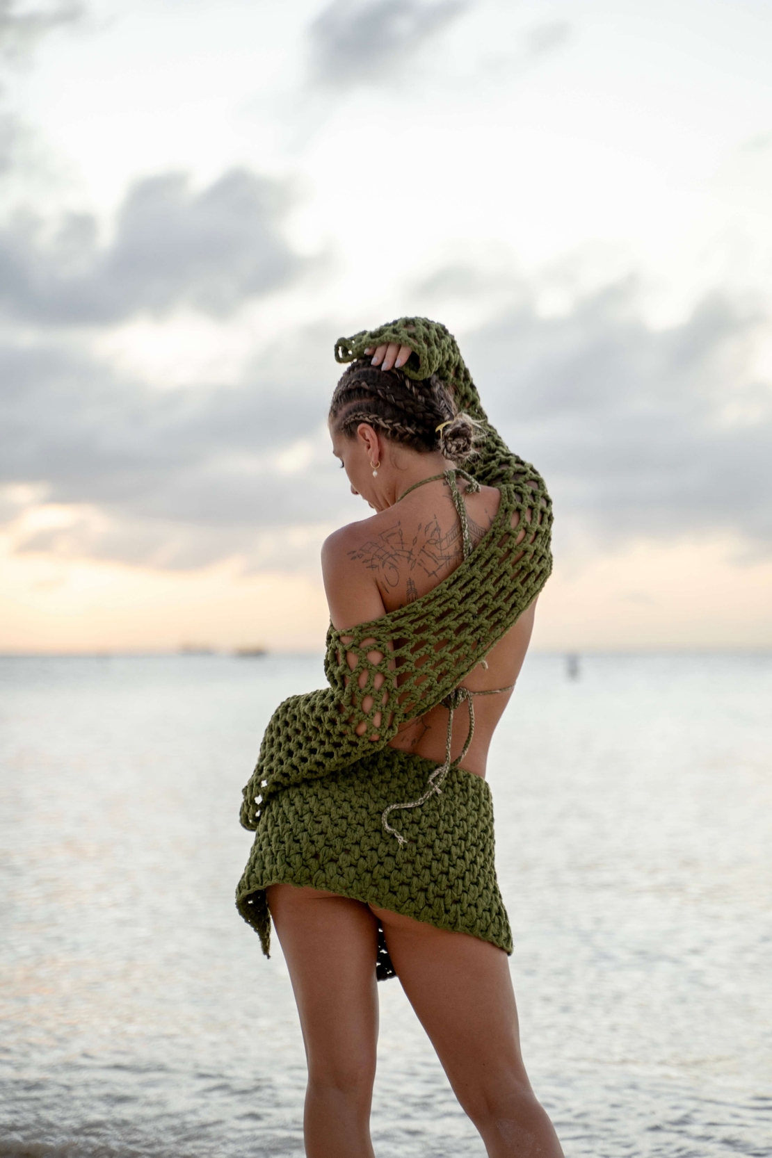 Green Massive Skirt