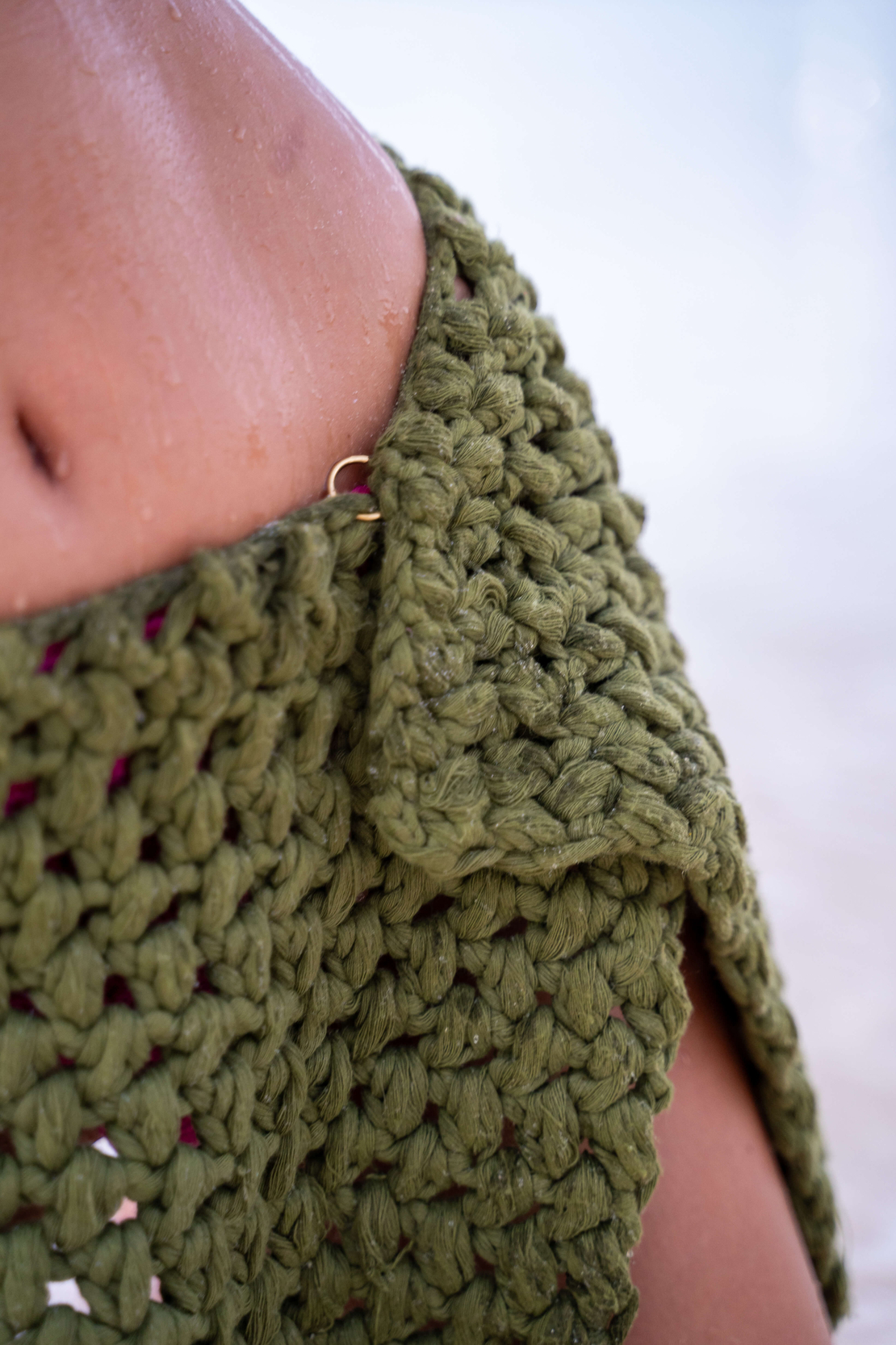 Green Massive Skirt