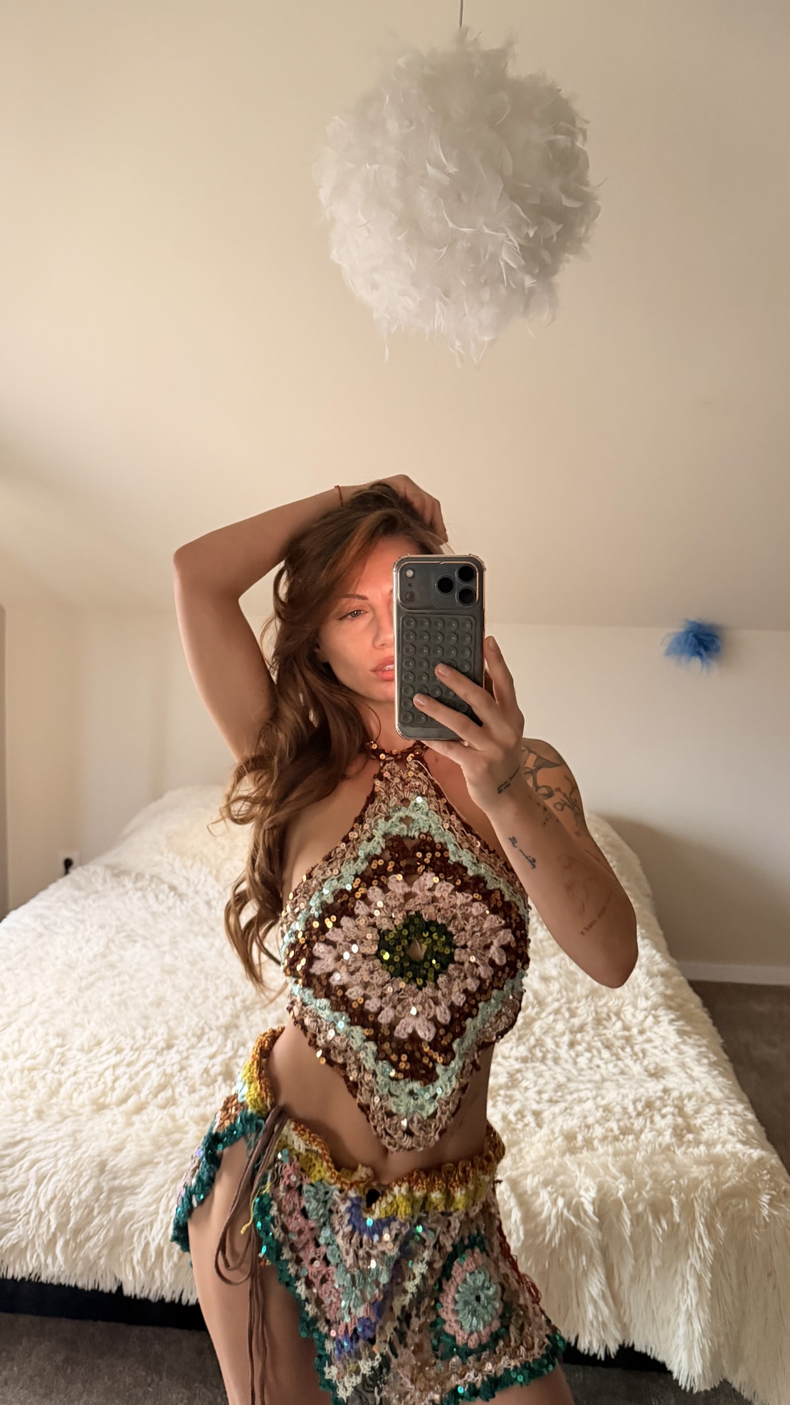 Shimmer Mosaic Diamond Top