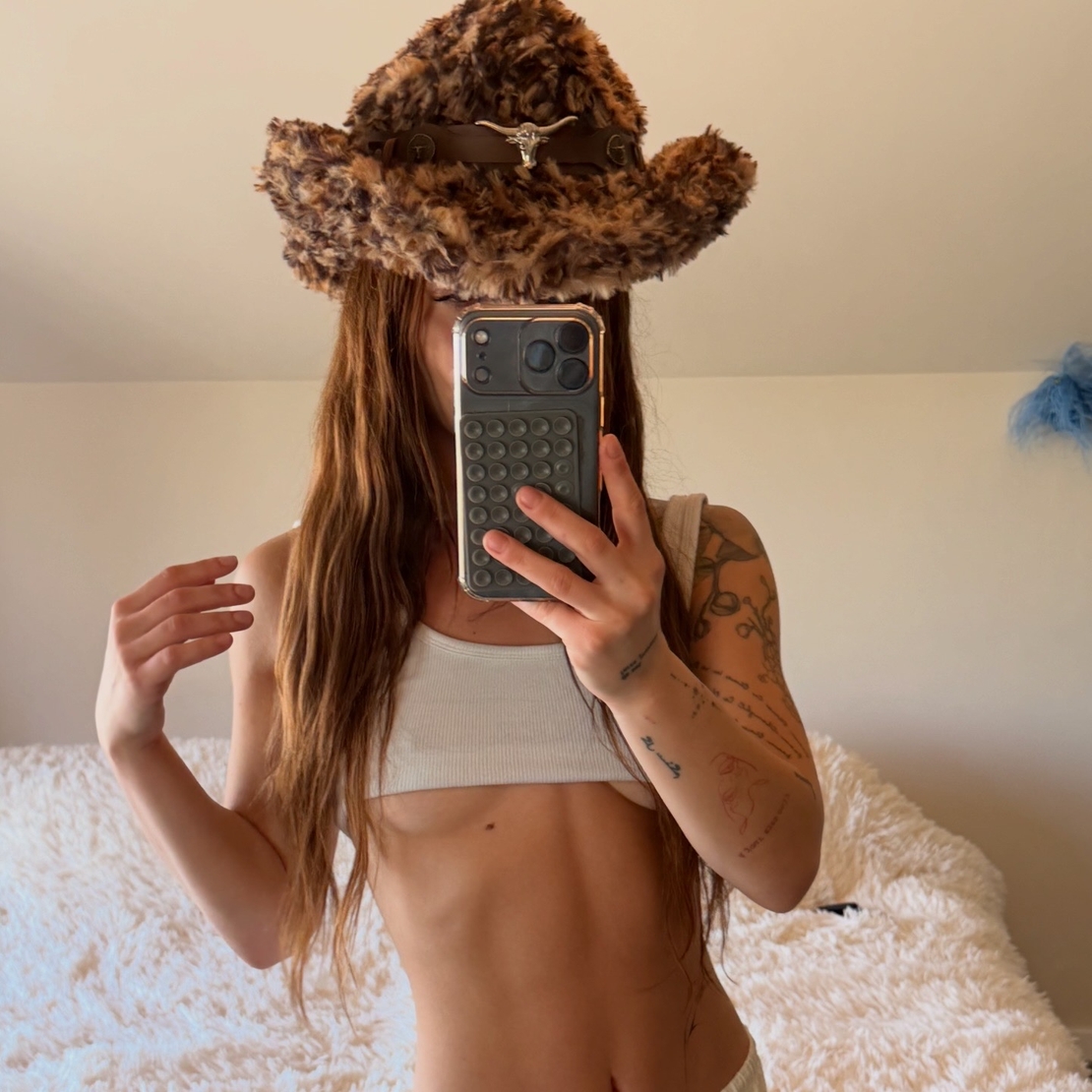 Fluffy Cowboy Hat
