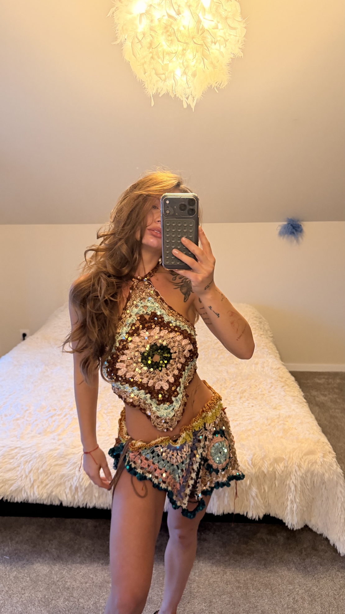 Shimmer Mosaic Diamond Top