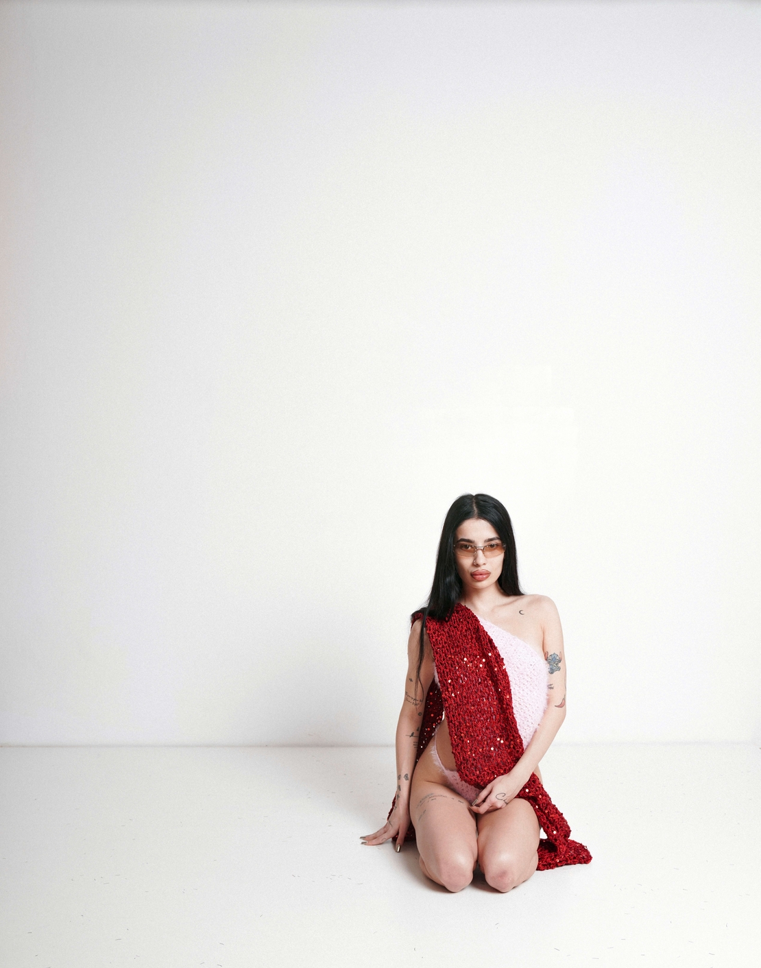 Scarlet Red Shimmer Multiway Skirt