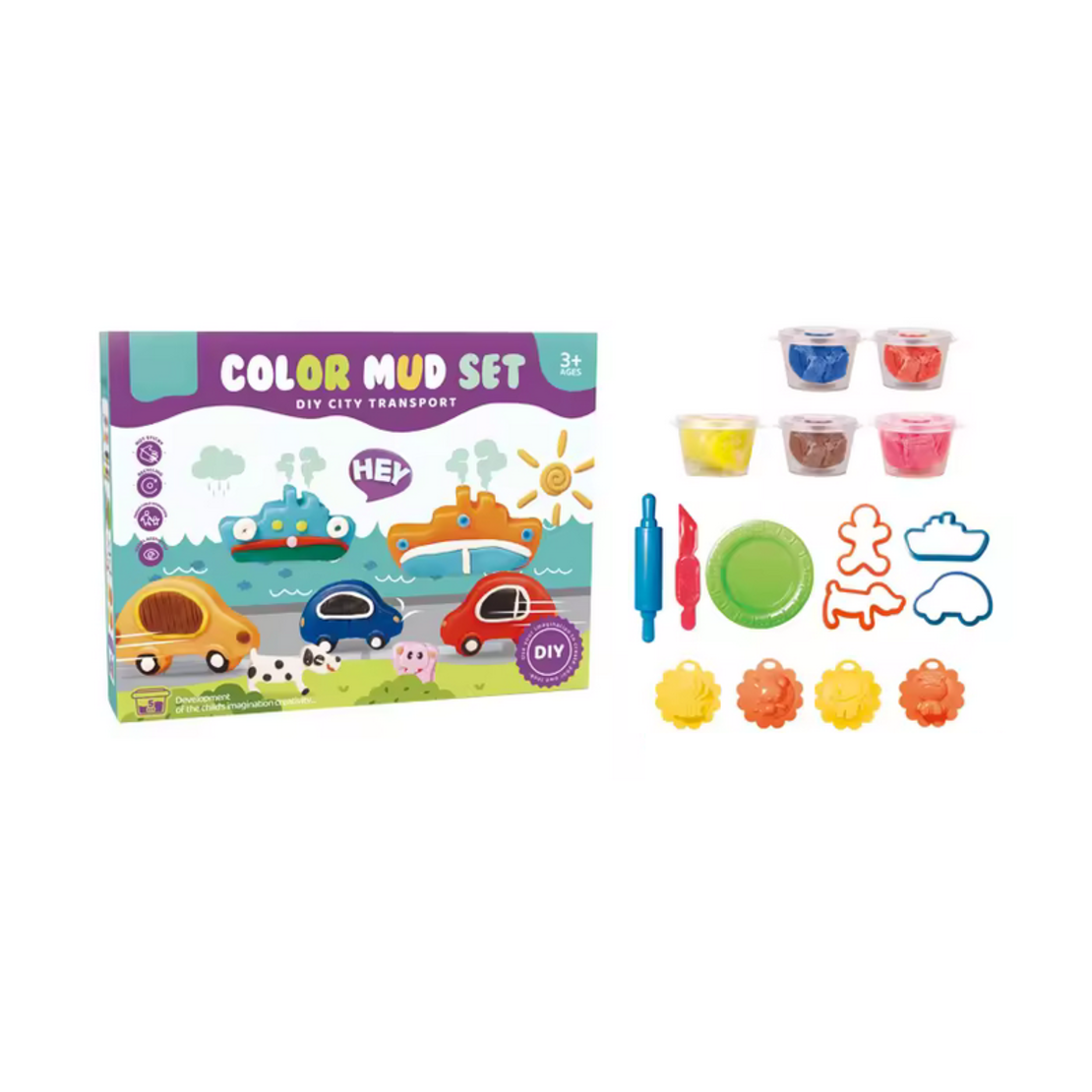 Set cu plastilina si accesorii - 5838-140A - 310407