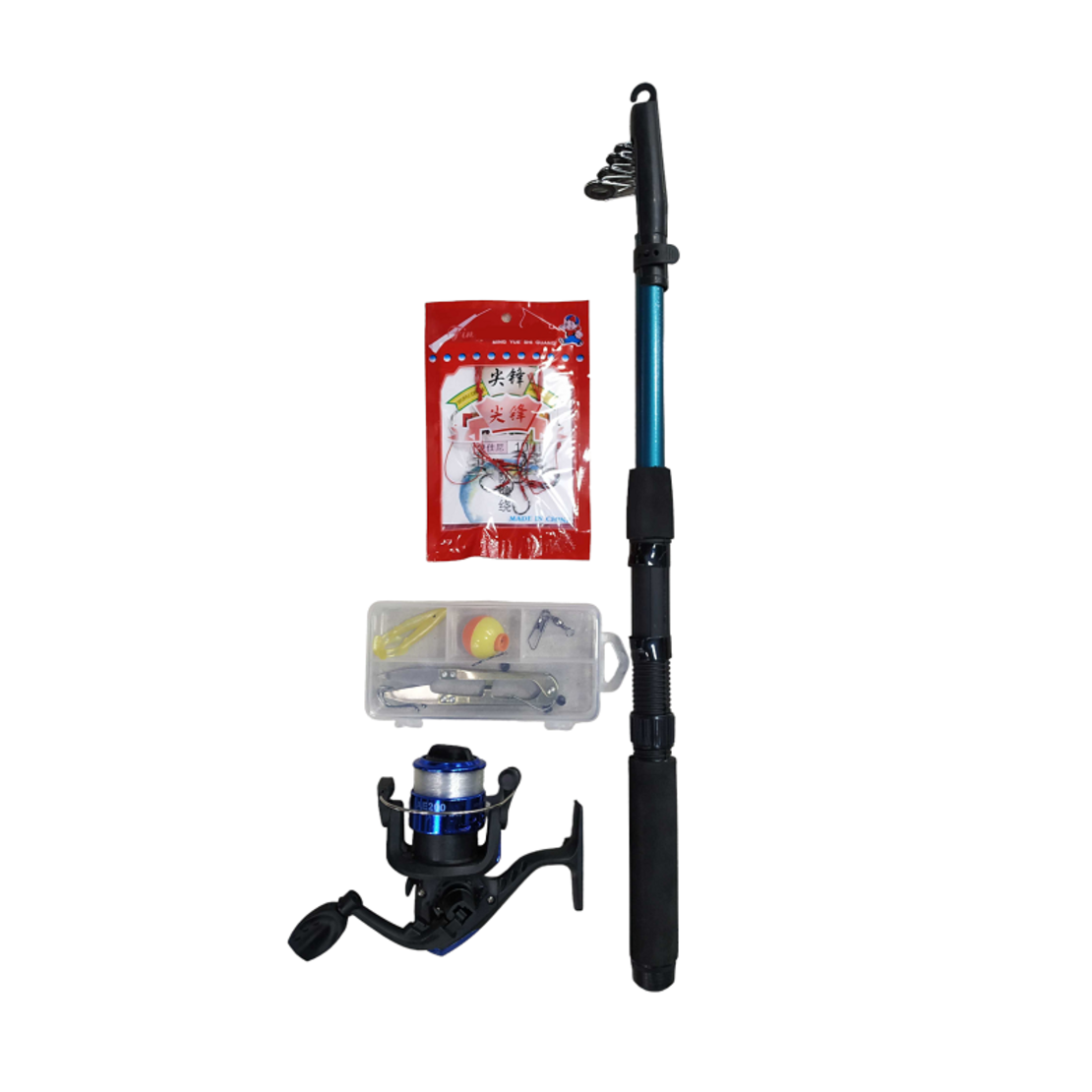 Set undiță cu accesorii - 2,4 m - 31500
