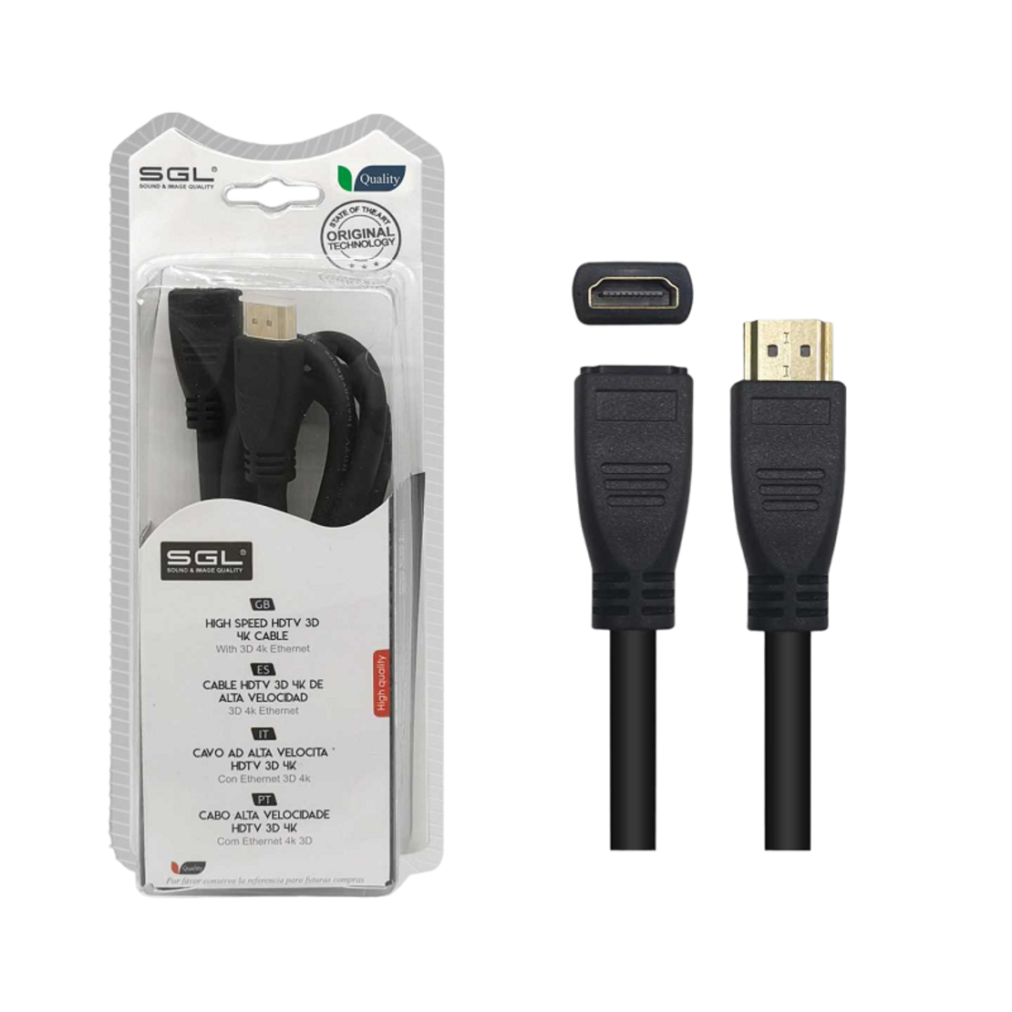 Cablu HDMI - A1592C - tată/femelă - 1,5 m - 095660