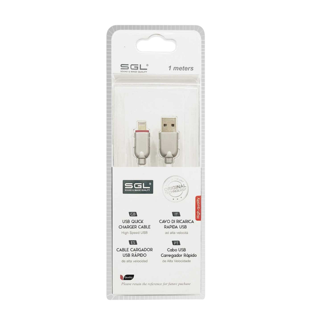 Cablu de incarcare si date - Lightning - Incarcare rapida - FA5 - 1m - 099132