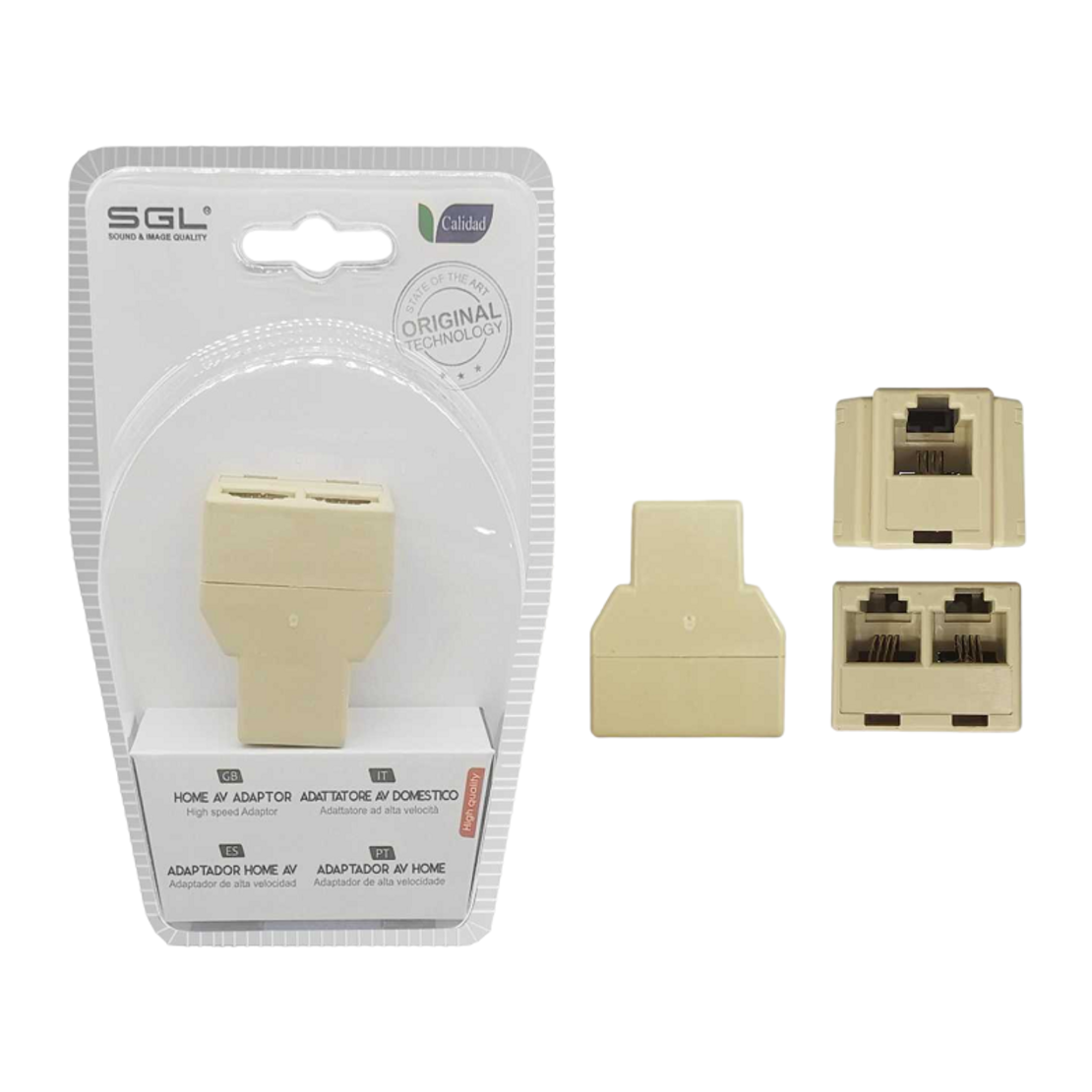 Splitter de rețea (LAN) - Splitter - 2 Căi - 1770-1 - 098579