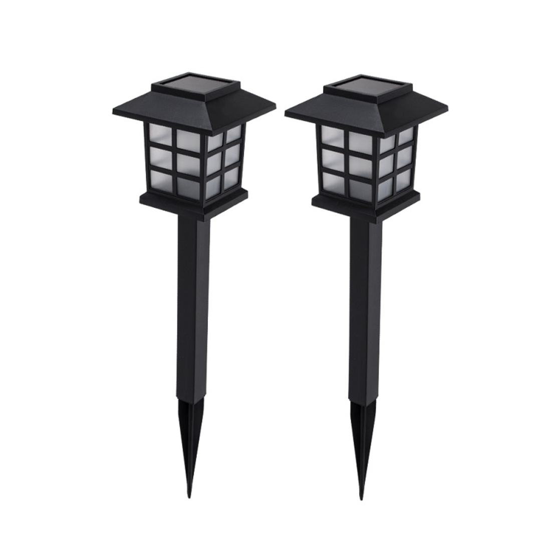 Lampa solara LED de gradina - 2buc - 431268