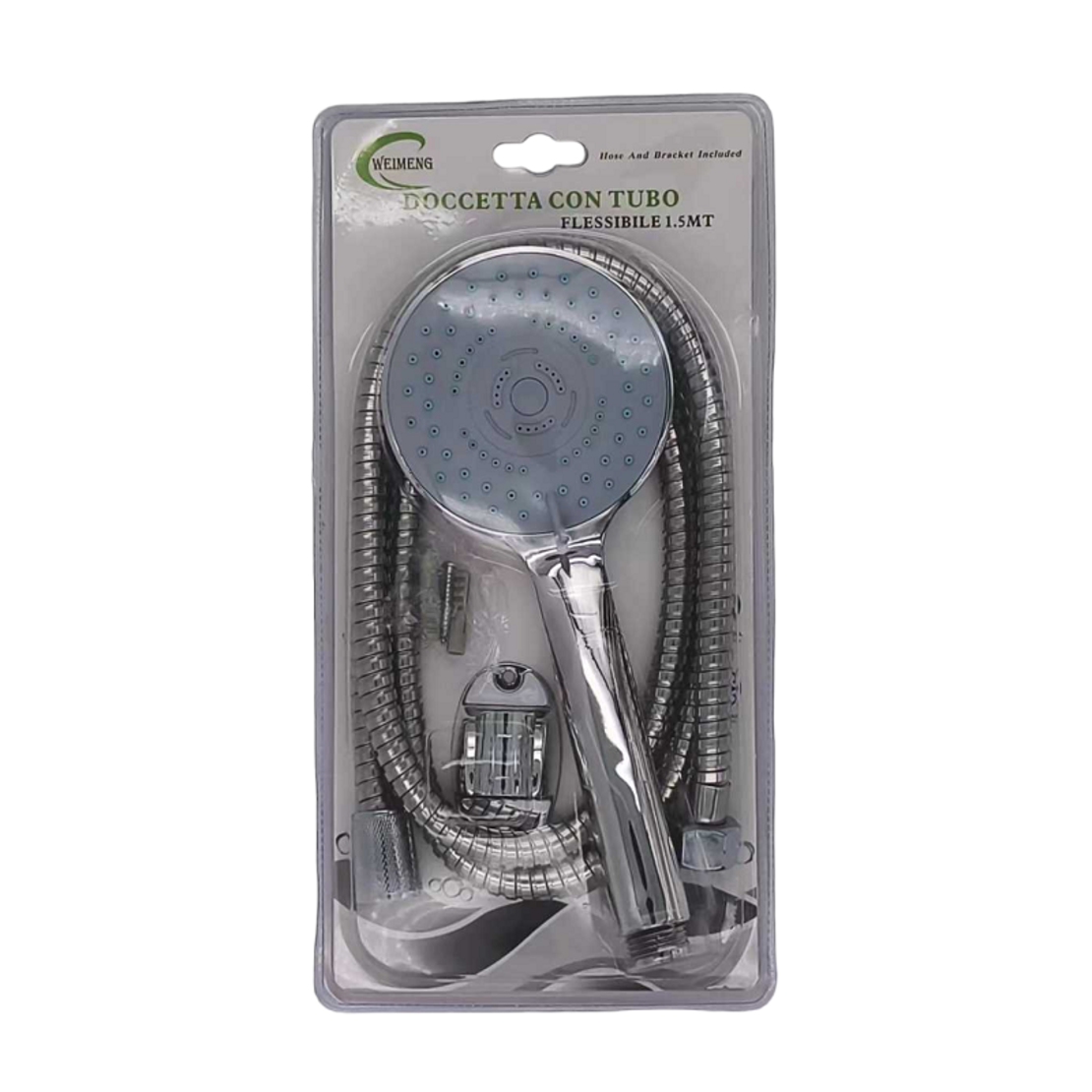 Cap de dus cu reglare a presiunii si furtun - 1,5m - 88016
