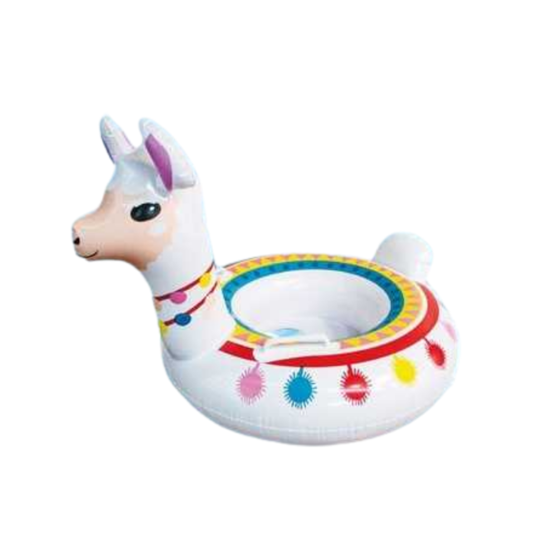 Centura de salvare gonflabilă cu scaun și mânere - Llama - 80 cm - 150786
