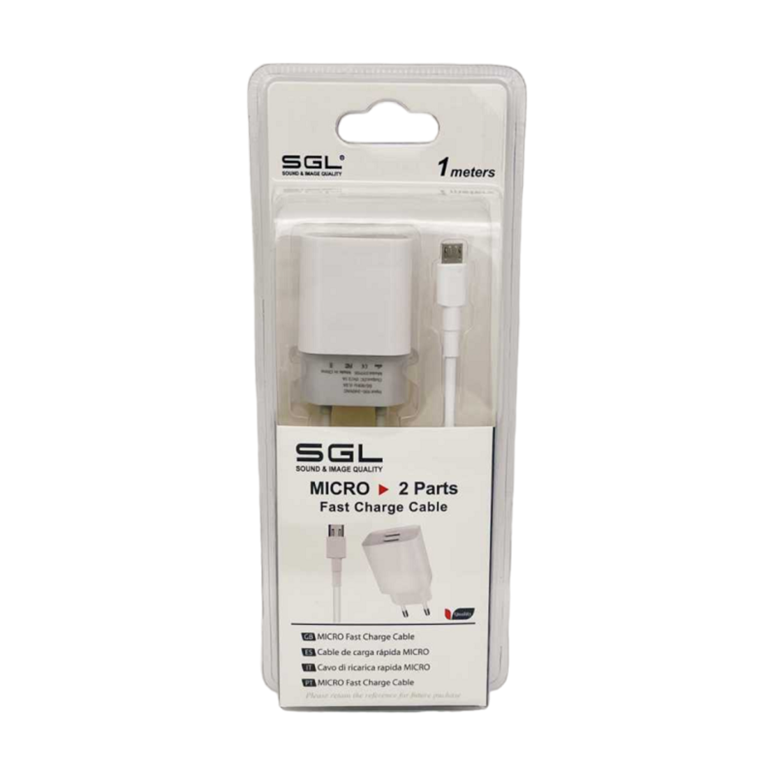 Adaptor de încărcare prin cablu - Micro USB - Încărcare rapidă - D13-S2 - 1m - 099569