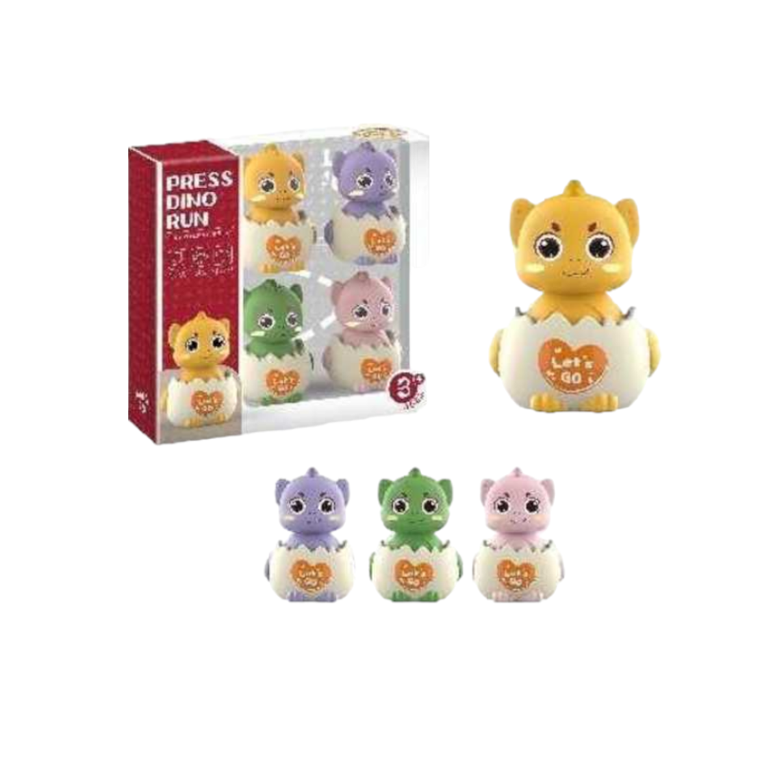 Set copii - Dinozaur într-un ou - 4buc - 6613 - 314265
