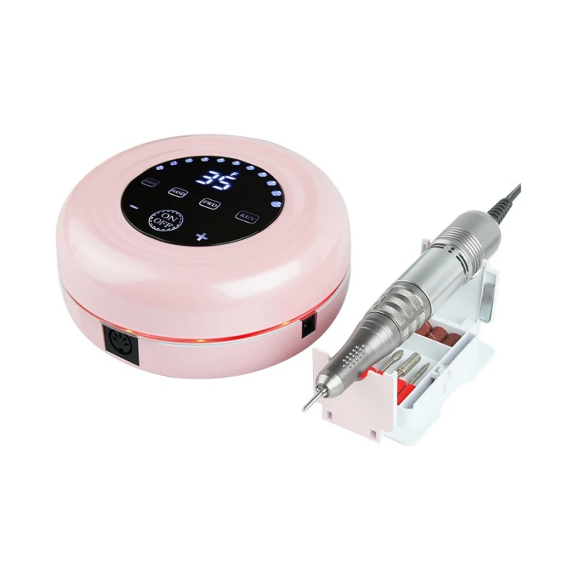 Pila electrica pentru manichiura si pedichiura - JMD-216 - 581382 - Roz