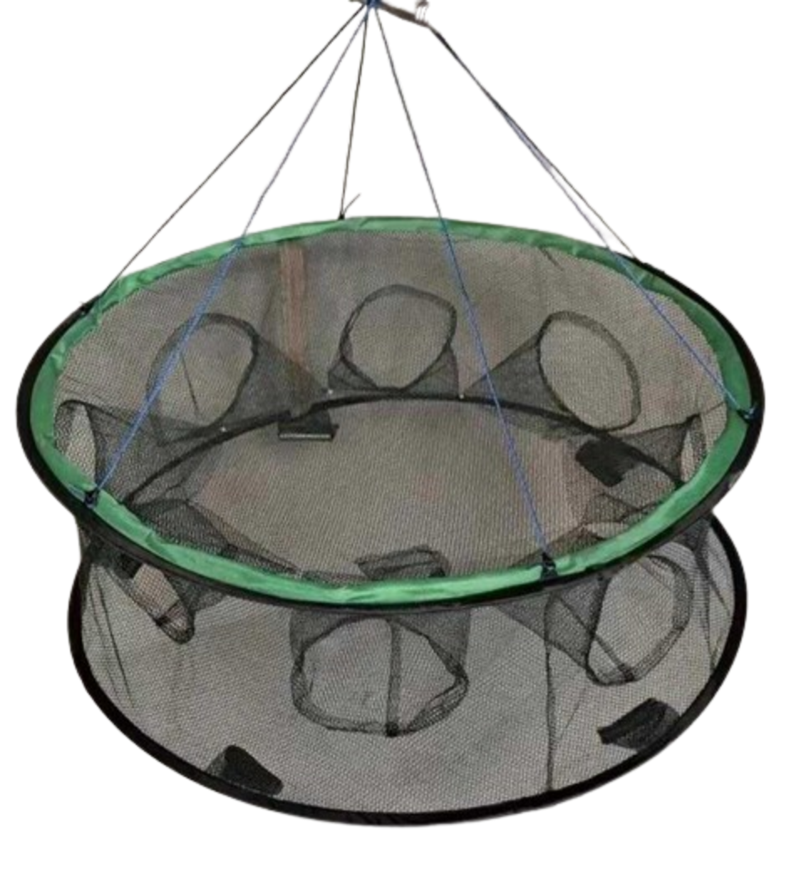 Plasa de pescuit pliabila cu 6 gauri - 60x26 cm - 31378