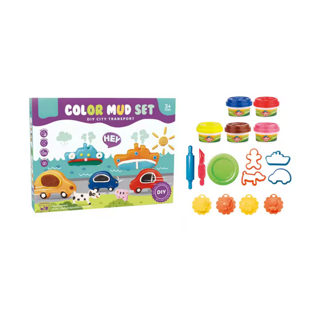 Set plastilina si accesorii - 5838-140B - 310410