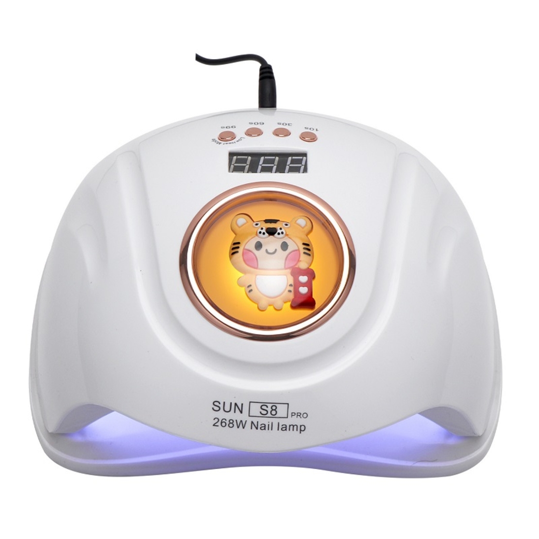 Lampa de unghii UV/LED - SUN S8 PRO - 268W - 581832 - Alb