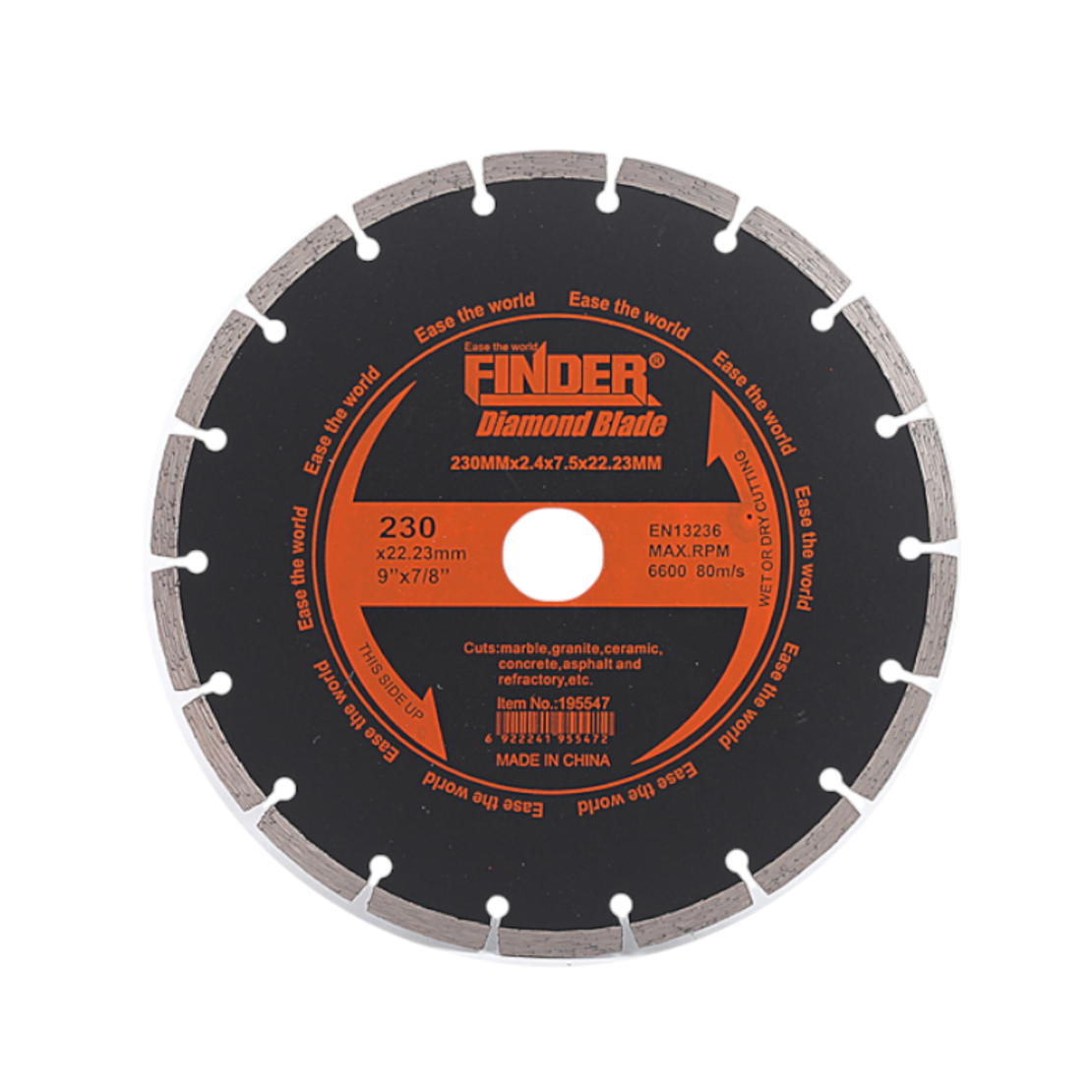 Disc diamantat - 230 mm/9
