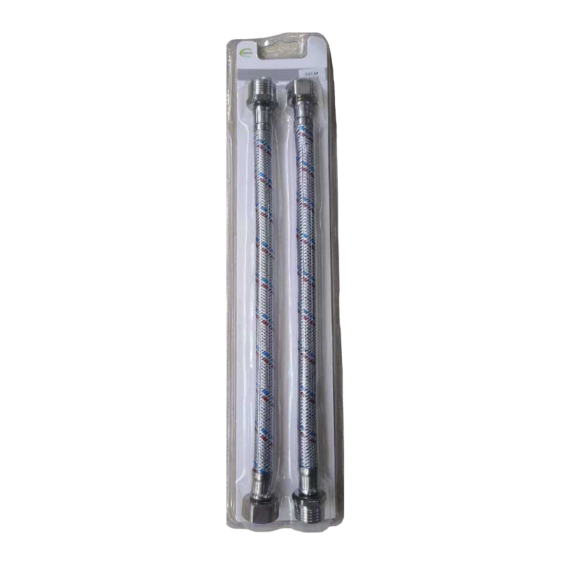 Set furtunuri spiralate pentru baterii sanitare - 30 cm - tata/fema - 2 buc. - 23104