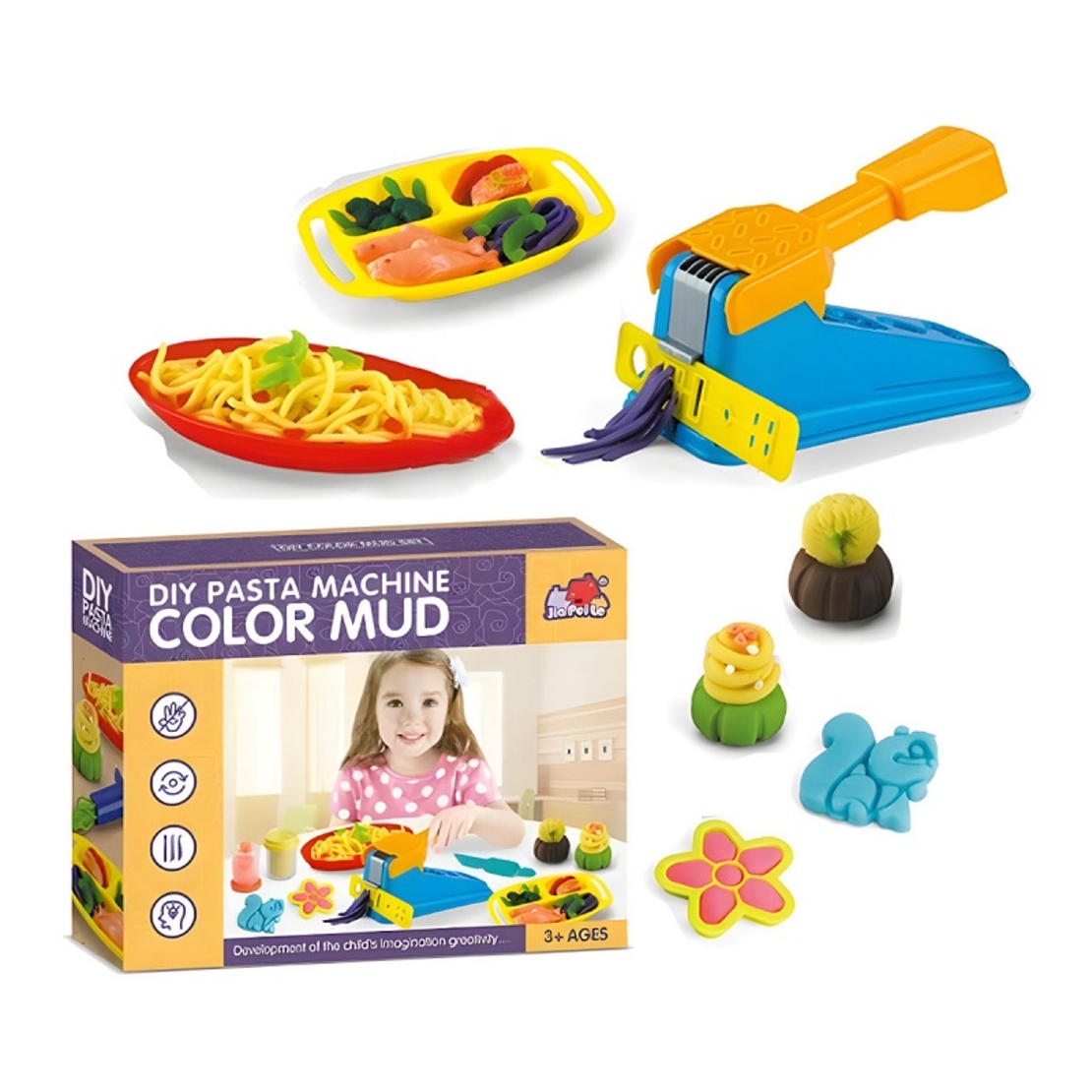 Set cu plastilina si presa de paste - 5838-26 - 310405