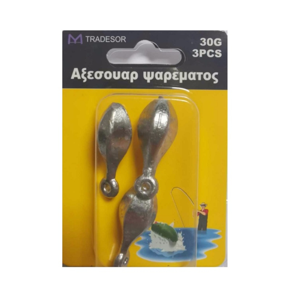 Greutăți de pescuit cu buclă - 60g - 30168