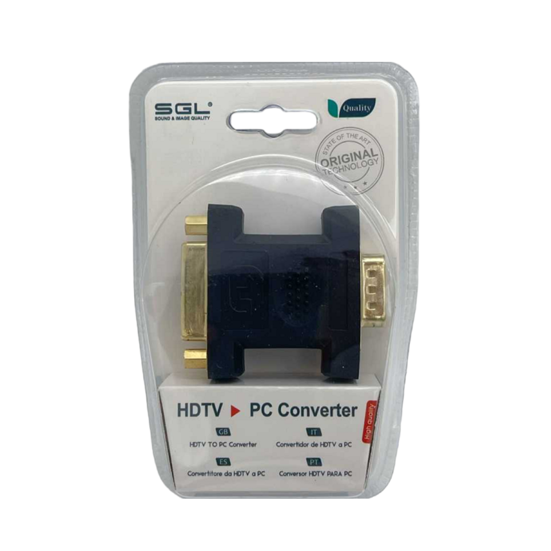 Adaptor video/audio - VGA mascul la DVI mamă - 6047 - 098470