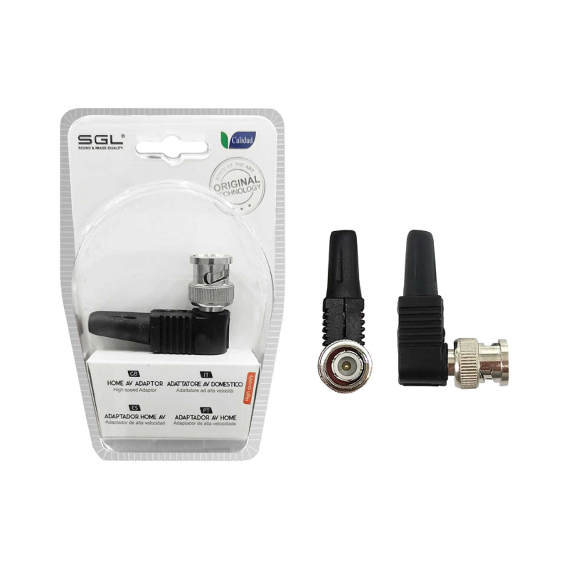 Conector BNC tată înclinat - 1843-1 - 098821