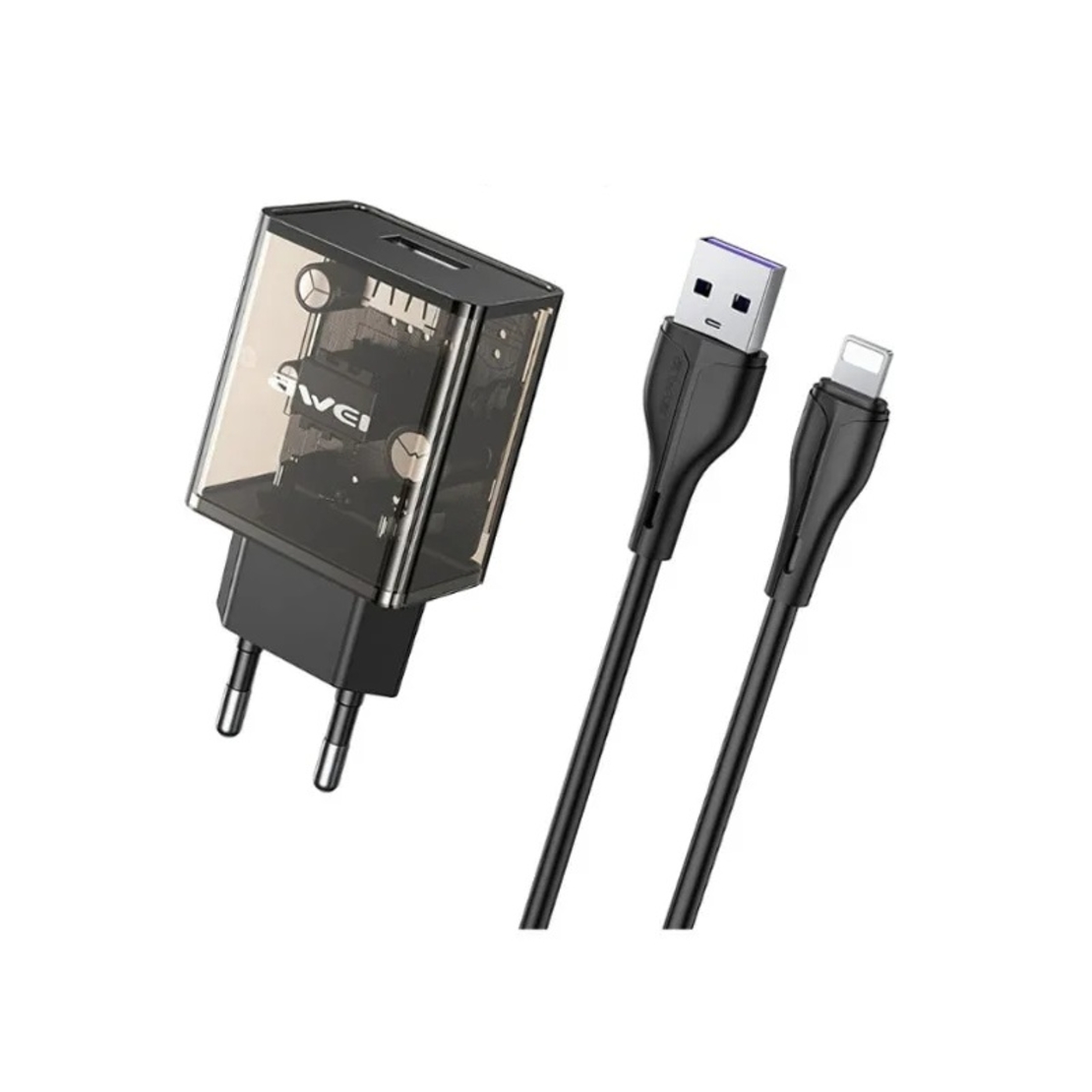 Adaptor de încărcare prin cablu pentru iOS - C9L - 2.4A - AWEI - 005067