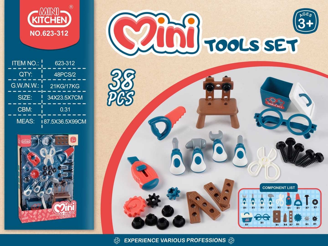 Set cu unelte pentru copii - 623-312 - 388811