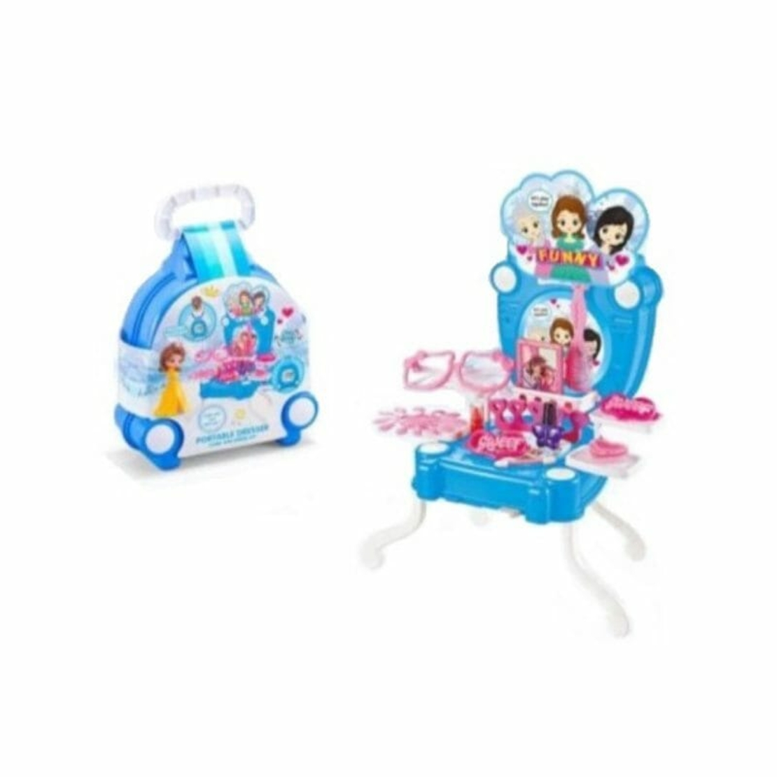 Set de manichiură și machiaj pentru copii într-o valiză - BX626 - 760040