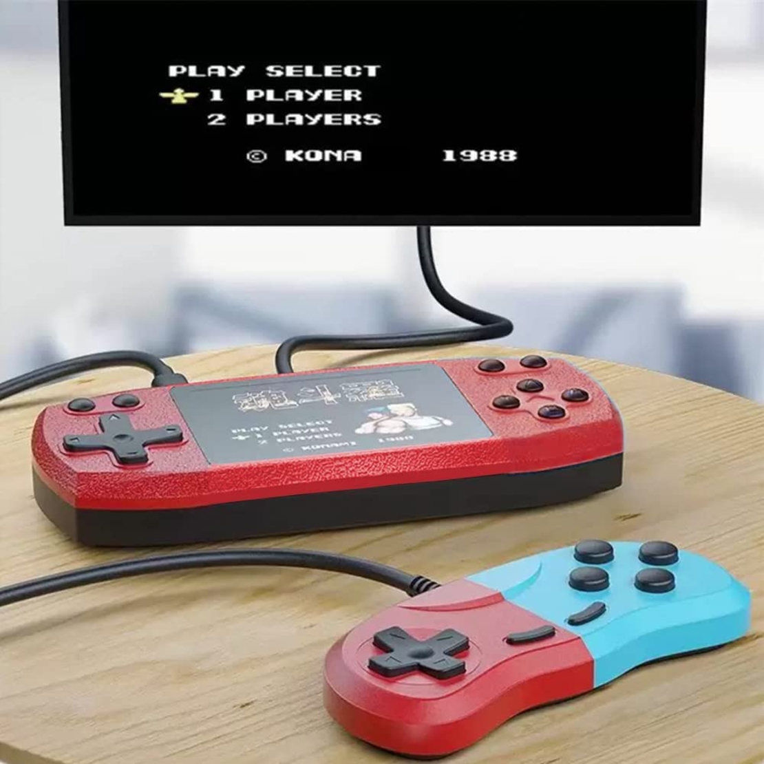 Consolă portabilă cu 620 de jocuri - 884416 - roșu
