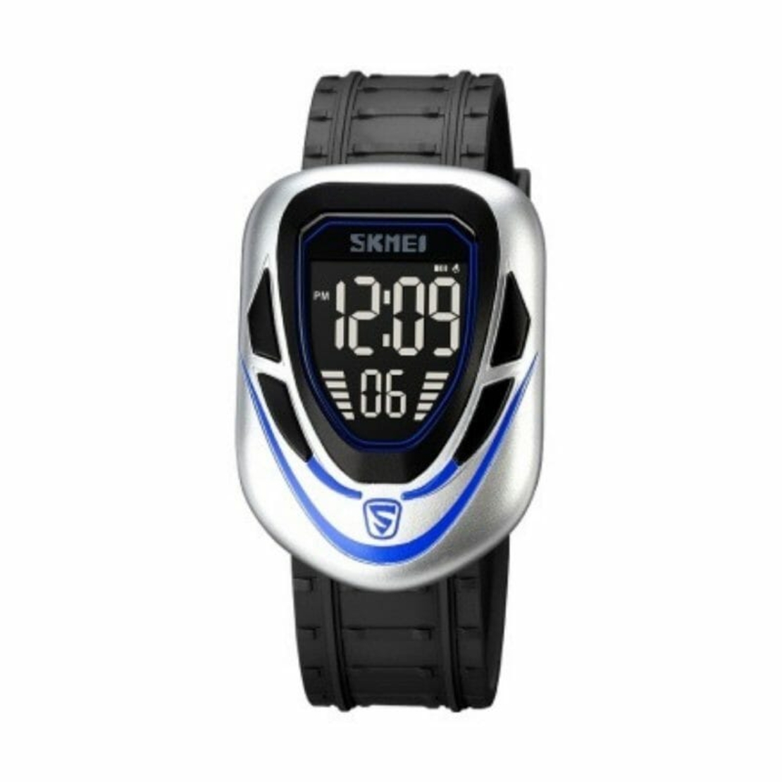 Ceas de mână digital Skmei - 1833 - 018339 - Argintiu/Albastru