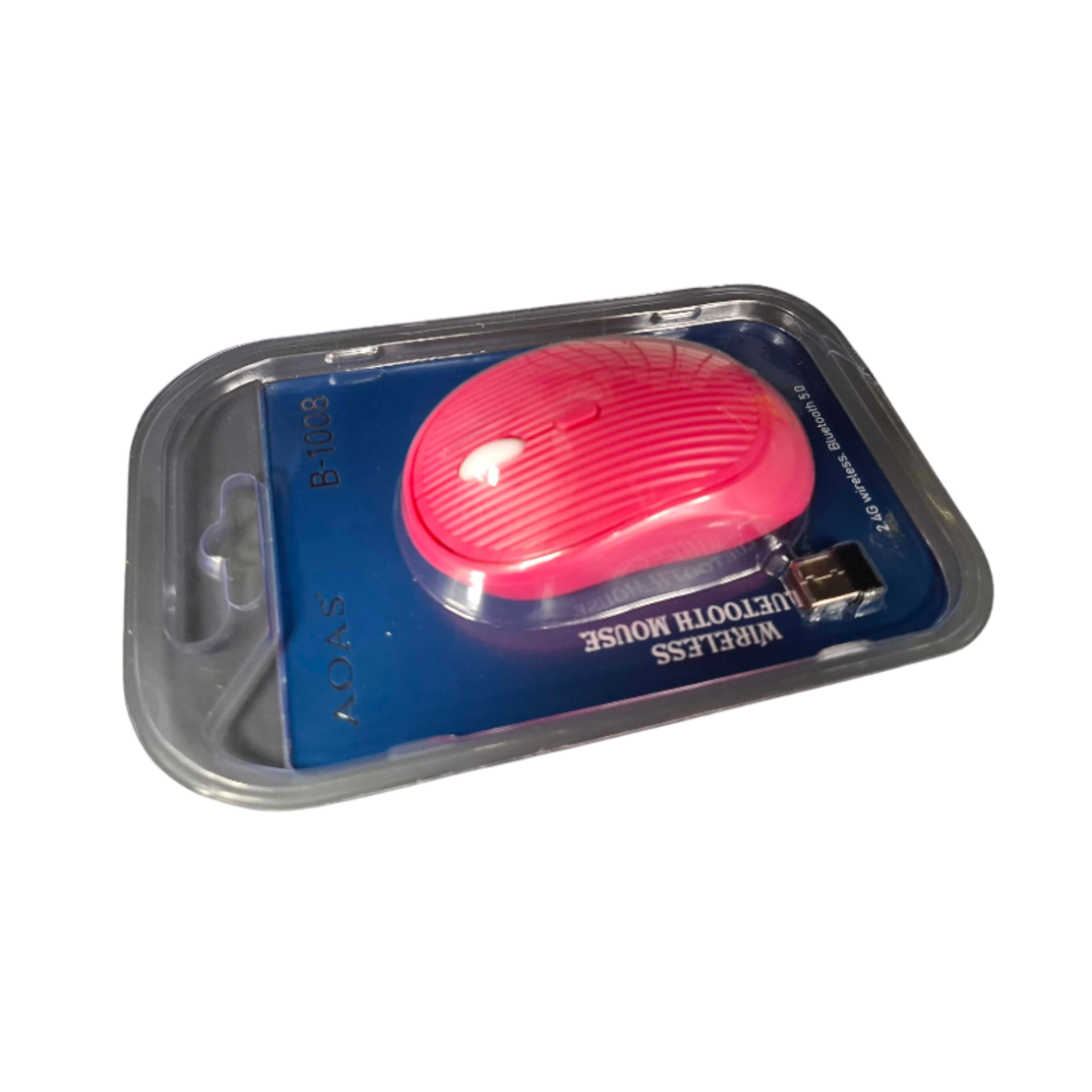 Mouse fără fir - 1008 - AOAS - 654849 - Roz