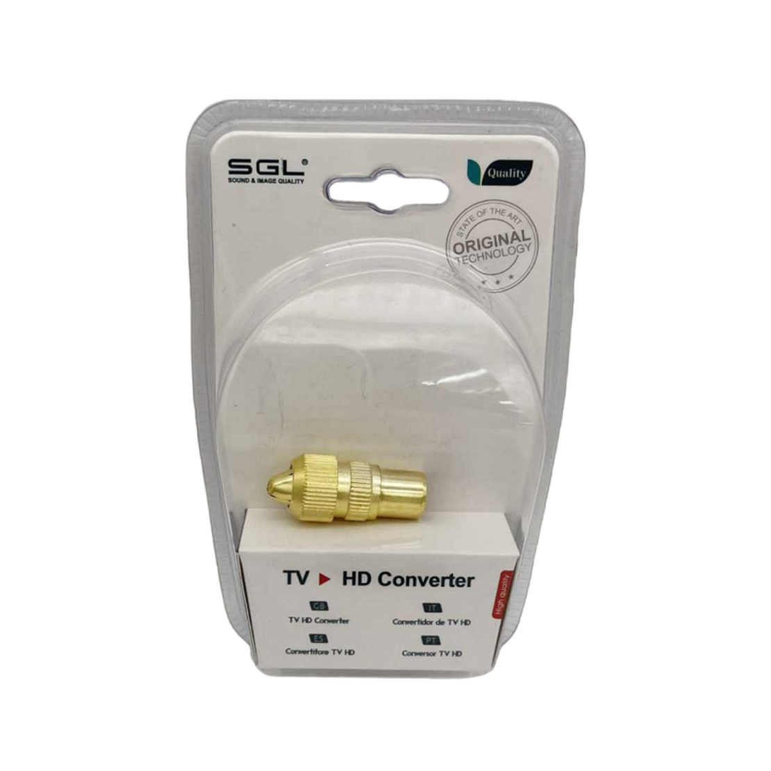 Conector pentru antena TV coaxial RF - 1856a -1 - 098272
