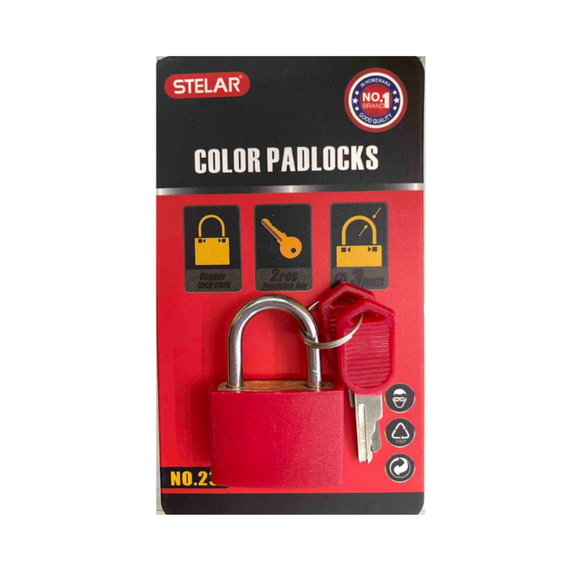 Lacăt, clemă scurtă - STELAR - 3mm - TKS33 - 586974