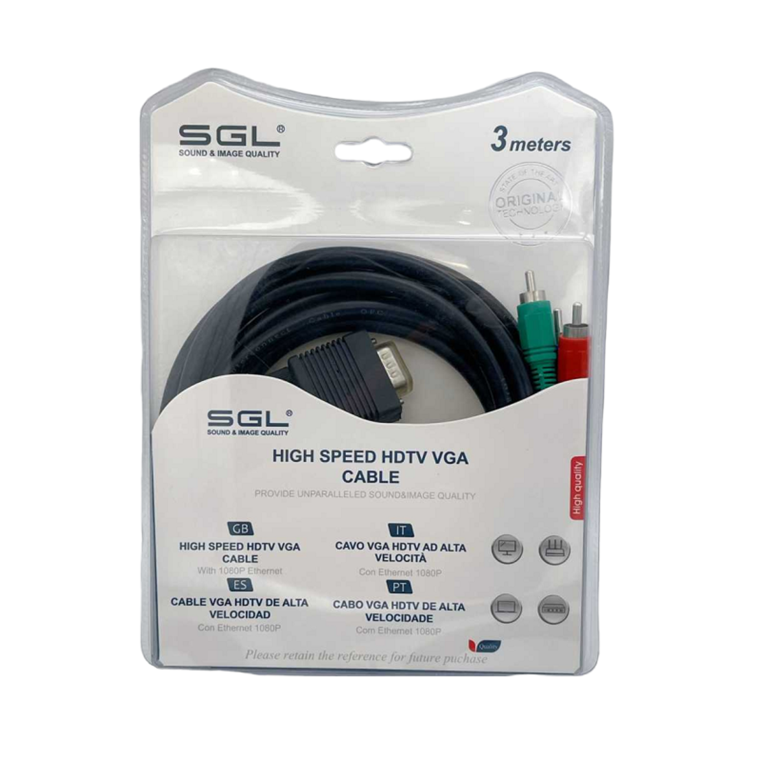 Cablu VGA la RCA - 550-3R - 3m - 095417