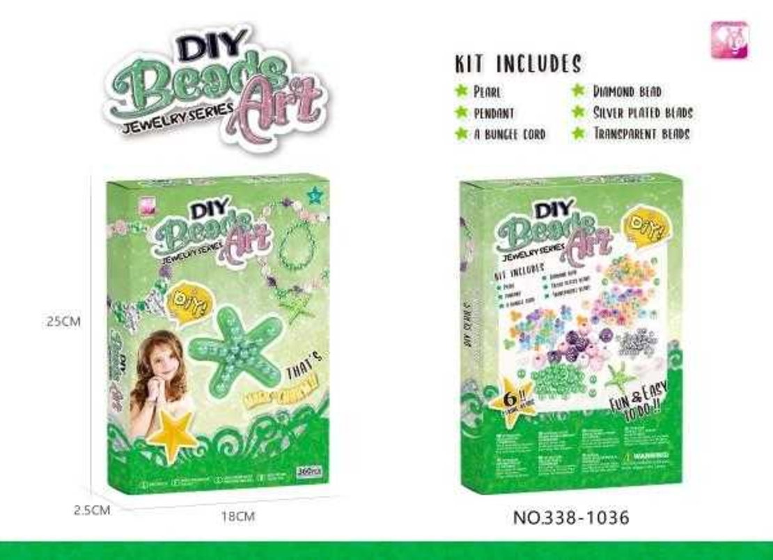 Trusă de bijuterii DIY - 338-1036 - 222269 - Verde