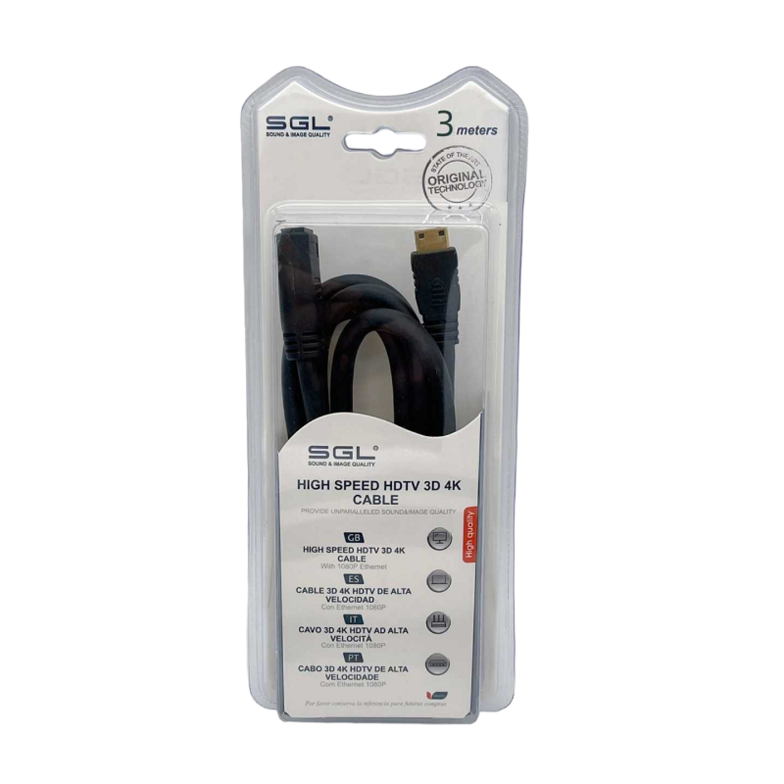 Cablu HDMI - A1592BC - mascul/fema - 3 m - 095530