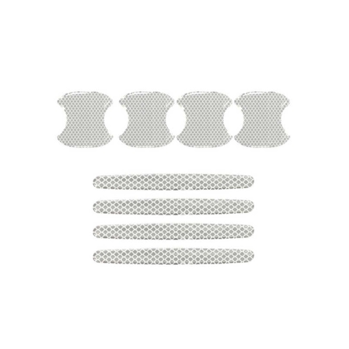 Set de 4 autocolante universale de protecție pentru mânerul ușii mașinii - 1405409/k - 140769