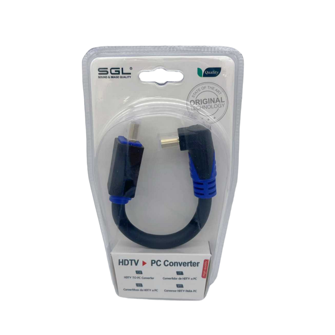 Adaptor pentru HDMI unghi 90° - A1592F-02 - tată/tată - 098050