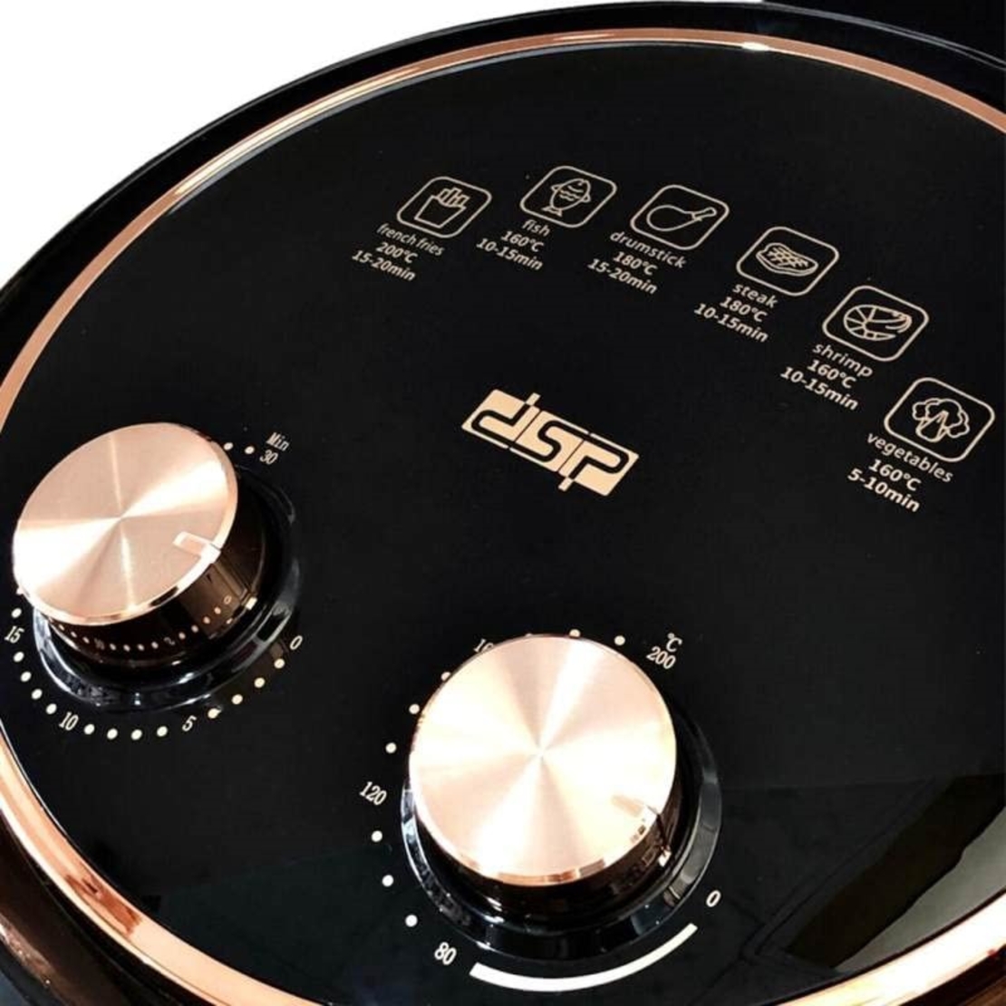Friteuză cu aer cald fără ulei - Friteuză cu aer - 5,5 L - KB2122 - DSP - 613347