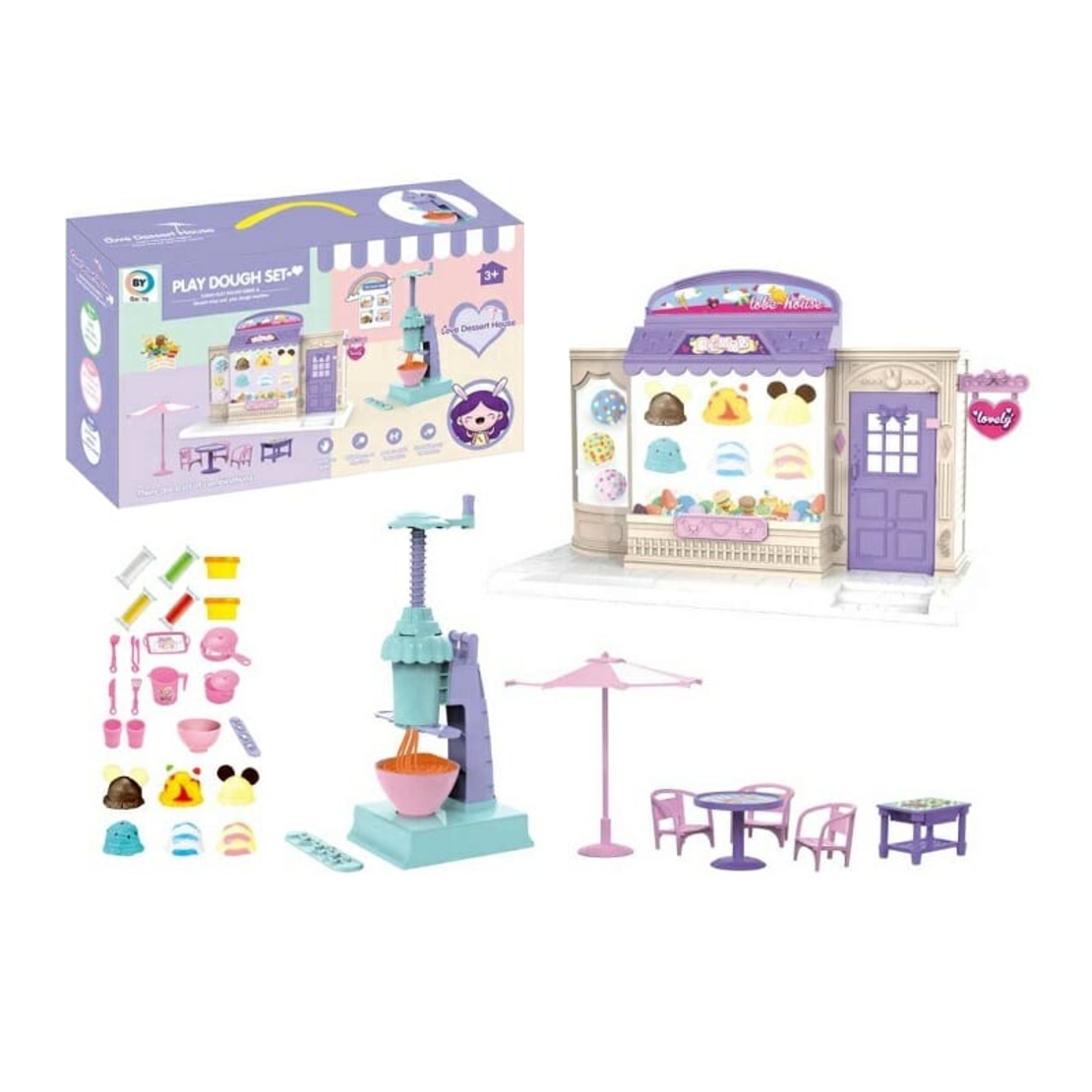 Trusă de modelat cu plastilină - Magazin de dulciuri - 68954 - 052607