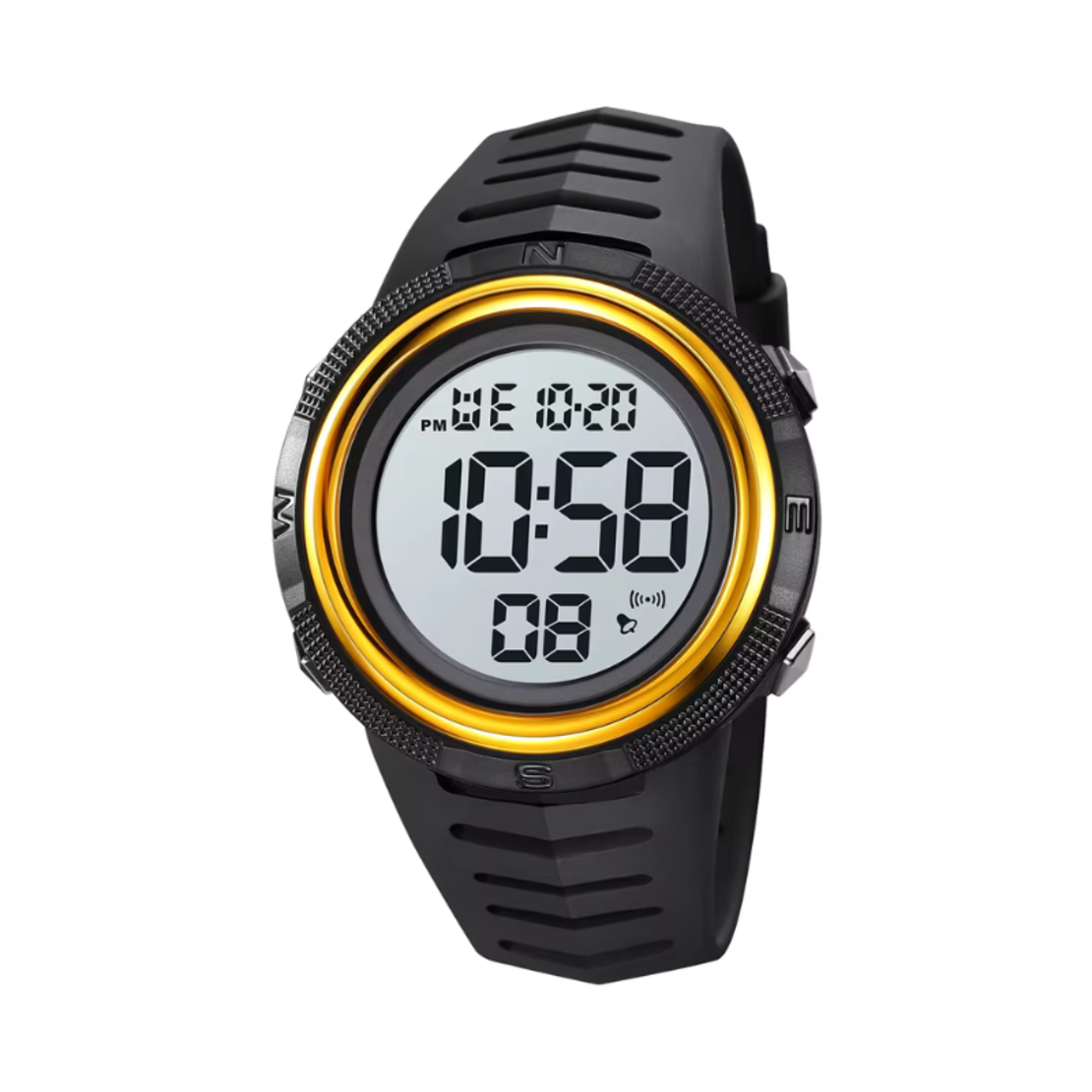Ceas digital de mână - Skmei - 2148 - auriu/alb